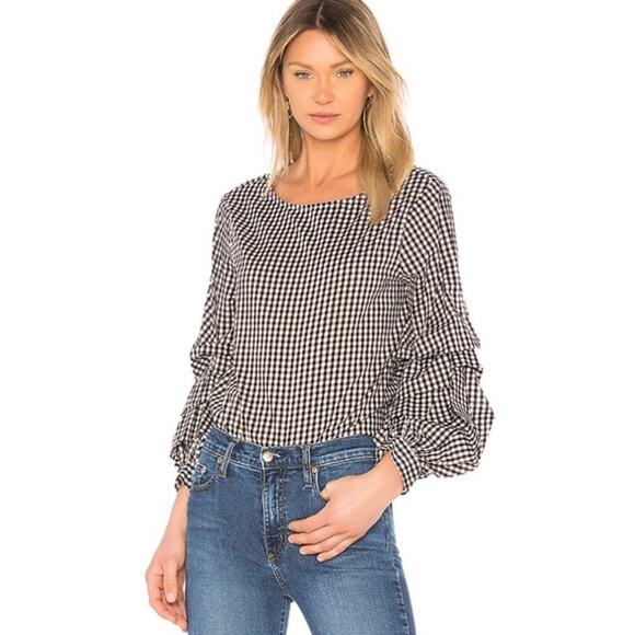 Revolve Sanctuary Delphine Artistic Sleeve Top - Picture 2 of 8